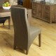 Walnut Full Back Upholstered Dining Chair - Chocolate (Pack Of Two)