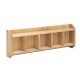 Amelie Oak Wall Shelf with Hanging Pegs