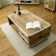 Roadie Chic Open Coffee Table (with drawers)