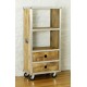 Roadie Chic Low Bookcase (with drawers)