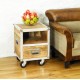 Roadie Chic Lamp Table / Bedside Table (with one drawer)