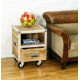 Roadie Chic Lamp Table / Bedside Table (with one drawer)