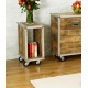 Roadie Chic Lamp Table / Bedside Table (open)