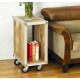 Roadie Chic Lamp Table / Bedside Table (open)