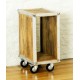 Roadie Chic Lamp Table / Bedside Table (open)