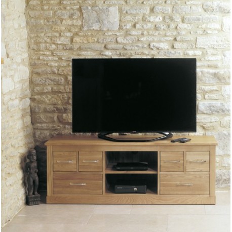 Mobel Oak Widescreen Television Cabinet