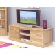 Mobel Oak Widescreen Television Cabinet