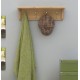 Mobel Oak Wall Mounted Coat Rack