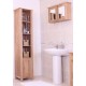 Mobel Oak Wall Mounted Bathroom Cabinet (Large)