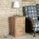 Mobel Oak Three Drawer Lamp Table