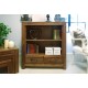 Mayan Walnut Low Bookcase