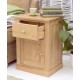 Mobel Oak One Door one Drawer Lamp Table