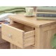 Mobel Oak One Door one Drawer Lamp Table