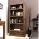 Shiro Walnut Large 2 Drawer Bookcase