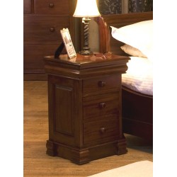 La Roque 4 Drawer Lit Bateau Lamp Table