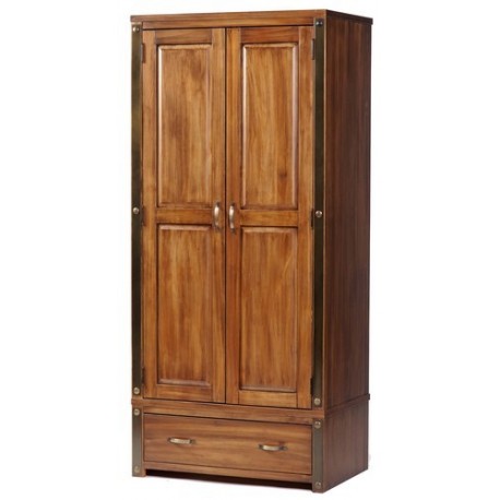 Forge 2 Door,1 Drawer Wardrobe 