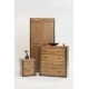 Forge 2 Door,1 Drawer Wardrobe 