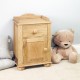 Amelie Oak Bedside Cabinet (one door one drawer)