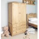 Amelie Oak Childrens Double Wardrobe