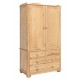 Amelie Oak Childrens Double Wardrobe