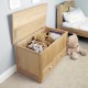 Amelie Oak Toy box / Blanket Box