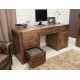 Shiro Walnut Twin Pedestal Computer Desk