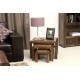 Shiro Walnut Nest of 3 Coffee Tables