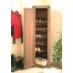 Shiro Walnut Tall Shoe Cupboard