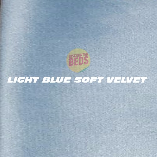 Light Blue Soft Velvet